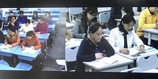 新乡市第二十二中学与深圳市田东中学利用智慧教学系统举行联合教研